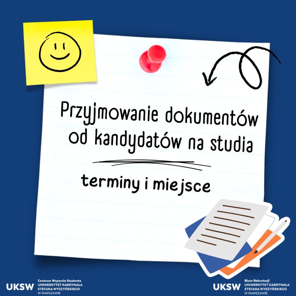 przyjmowanie dokumentów: terminy i miejsce